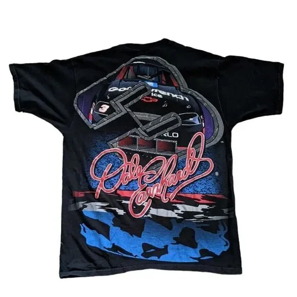 Chase Racewear NASCAR All Over Print DALE EARNHARDT THE MAN T-shirt Large AOP - Picture 7 of 7